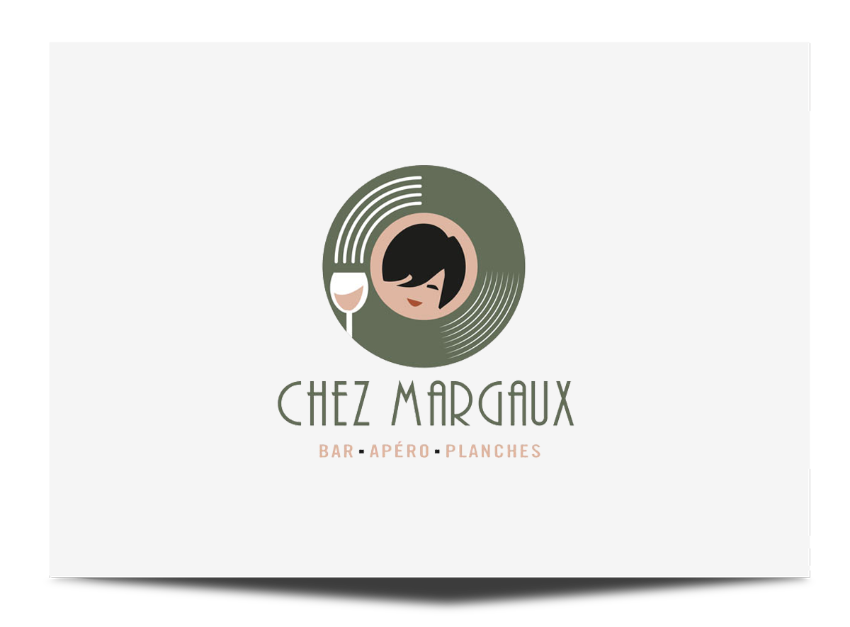 Création logo-bar Création du logo du bar Chez Margaux Nogent-le-Rotrou