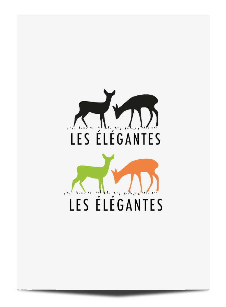 Création logo-les elegantes Création du logo-les elegantes Le Perche