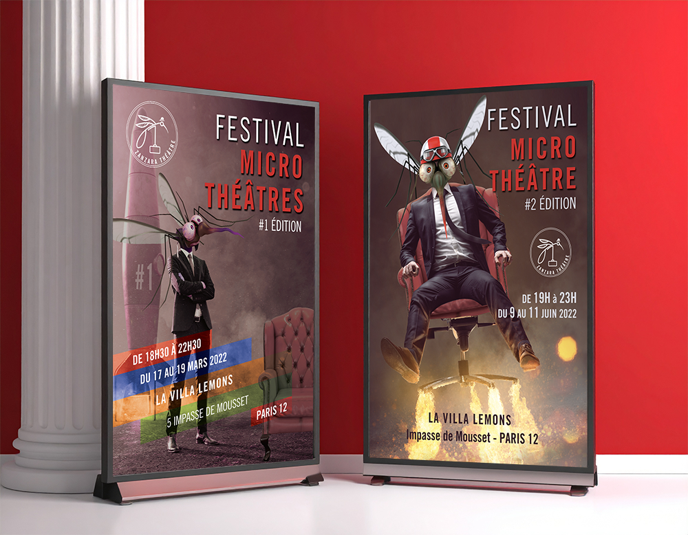 affiches-micro-theatre Affiches de théâtre