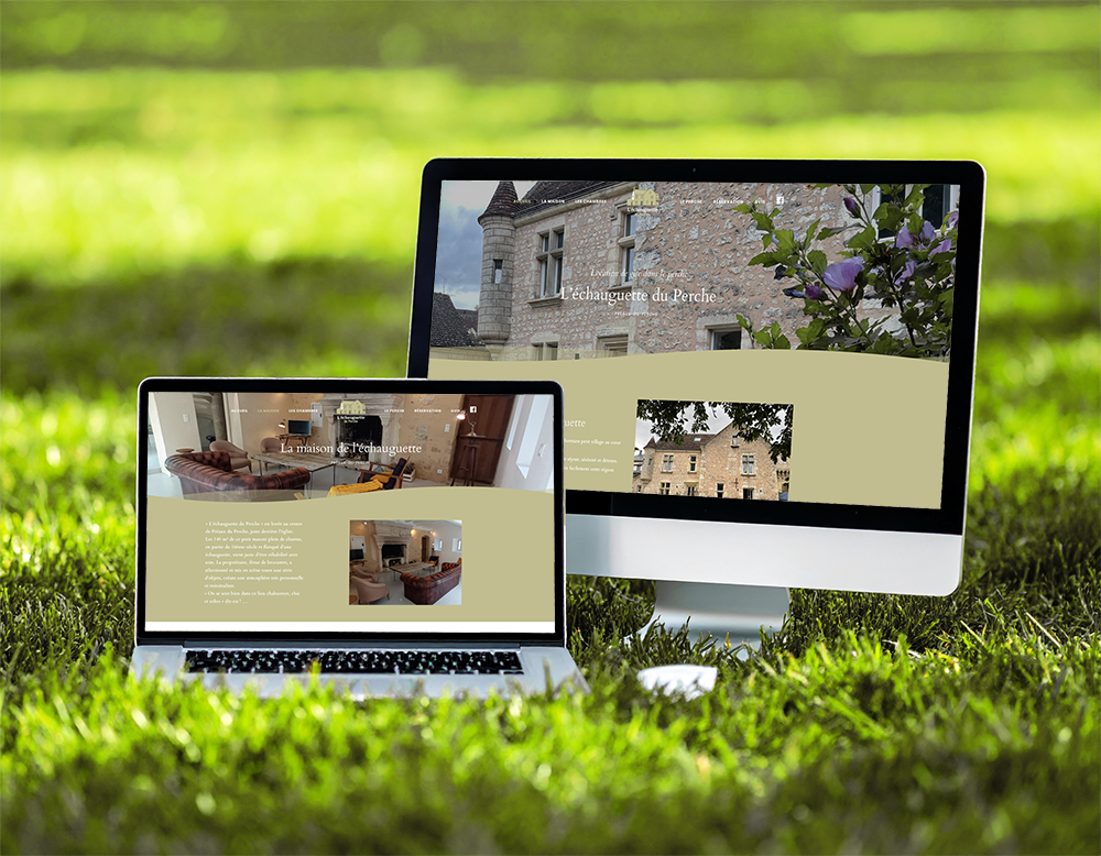 Création site internet gite par Marie Colombier