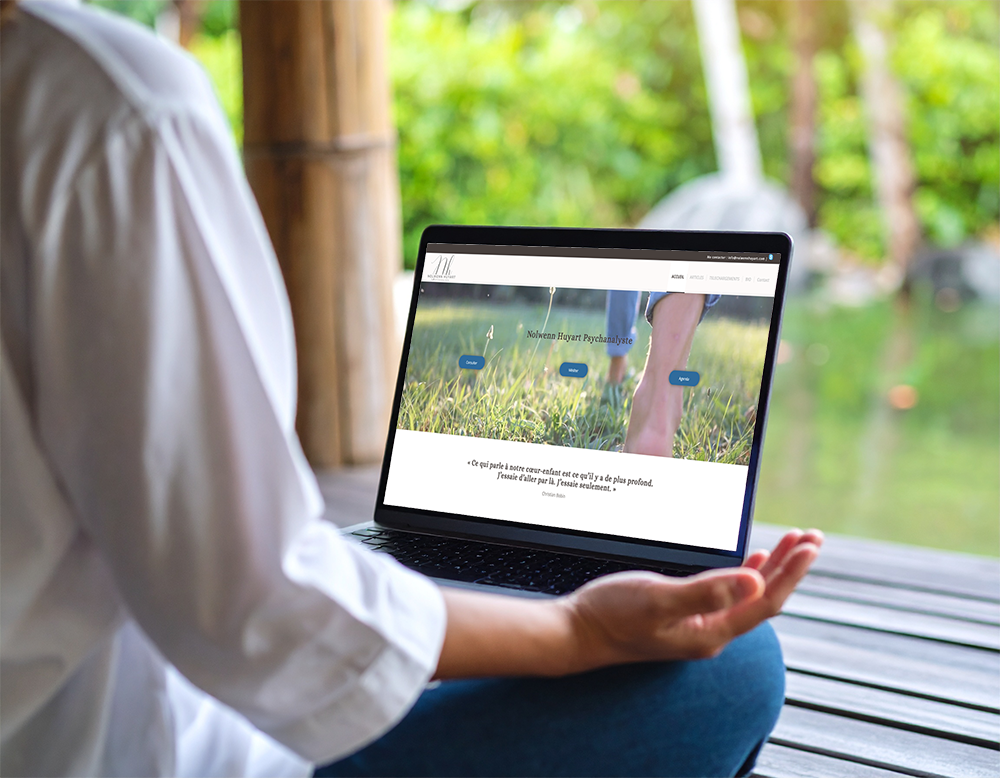 Création site internet vitrine pour psychanalyste Suisse Marie Colombier
