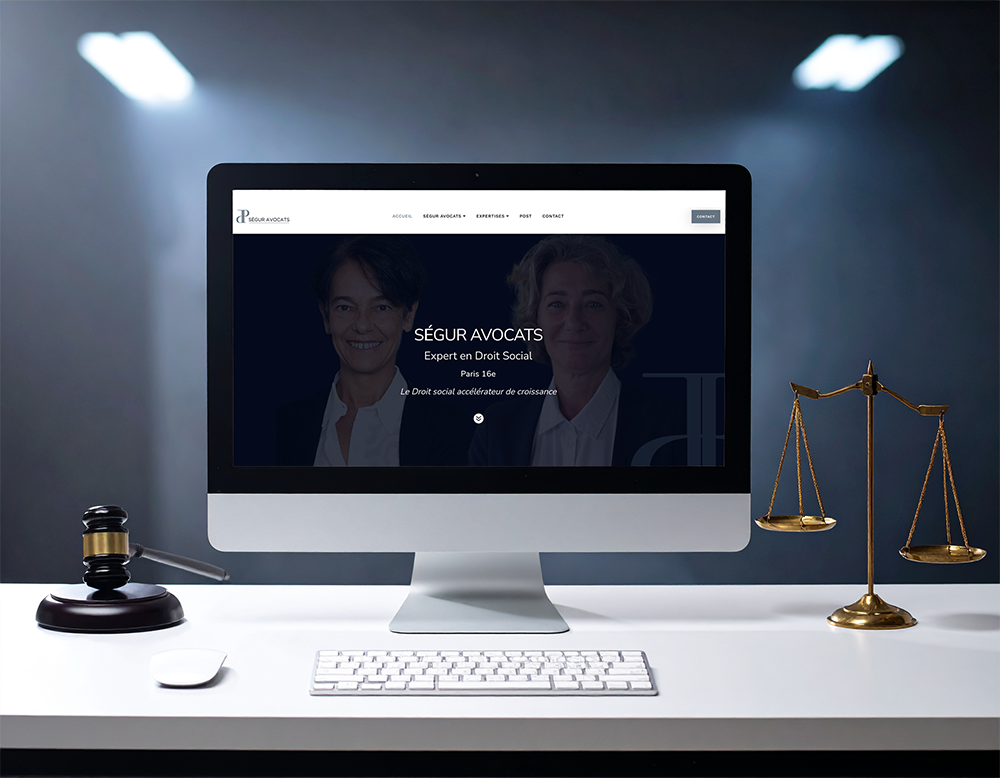 Site web avocats Création site internet pour cabinet d'avocats