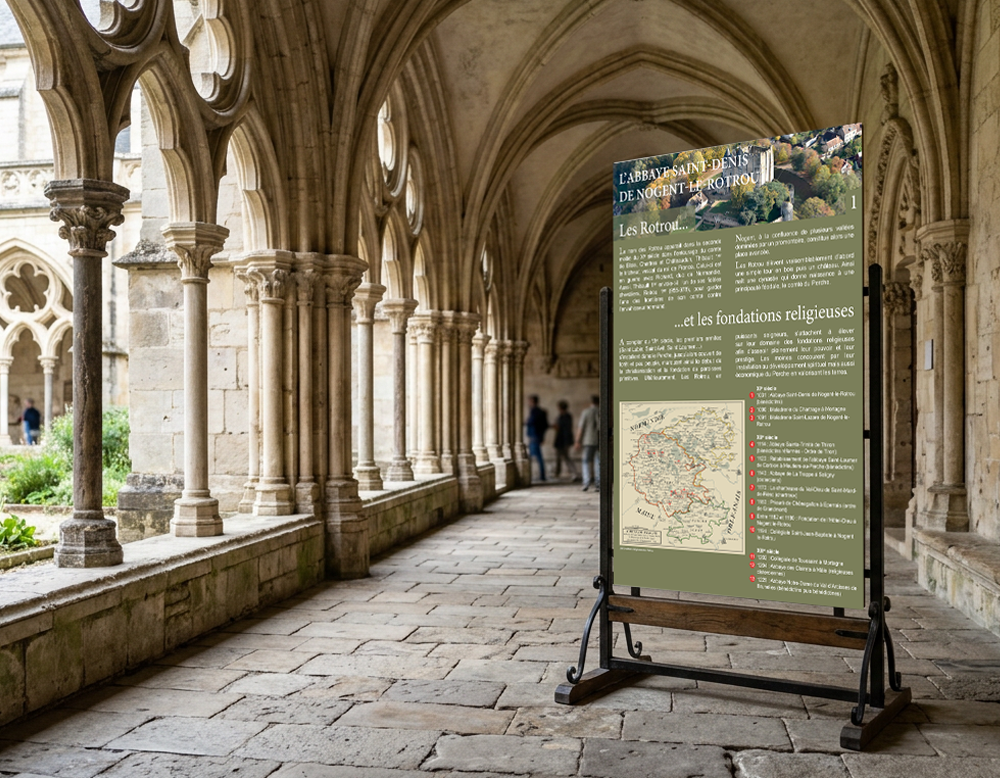 Réalisation panneau d'exposition